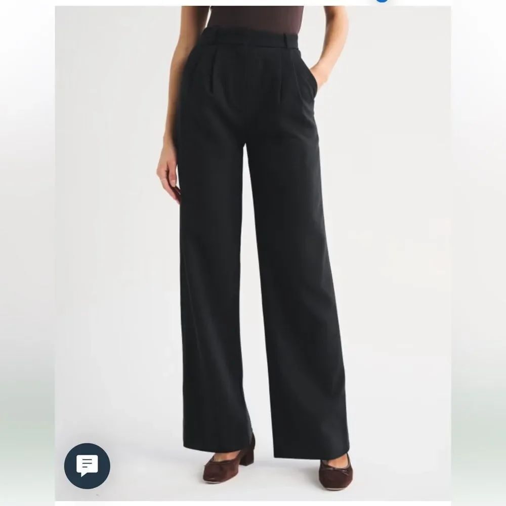A&F Sloane Tailored Wide Leg Pant